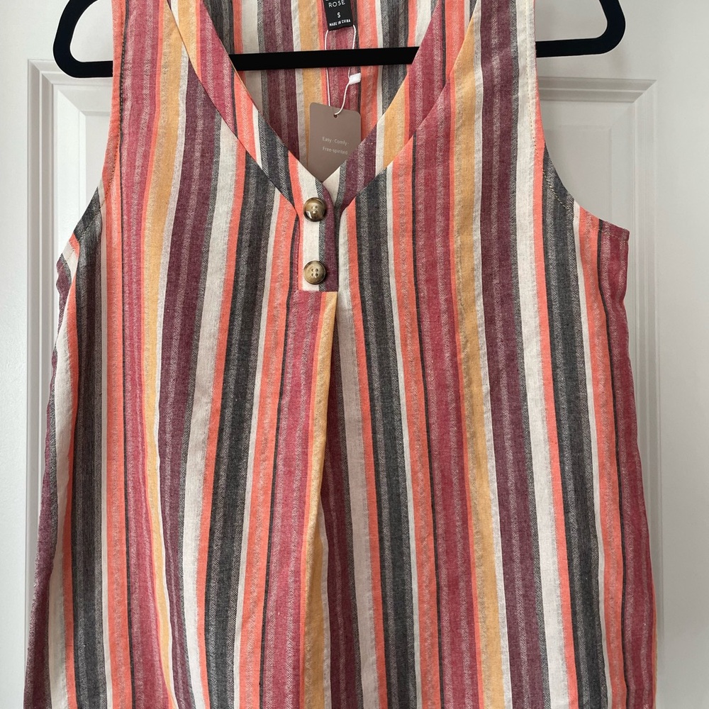 Kohl's Multicolor Striped Tank Top